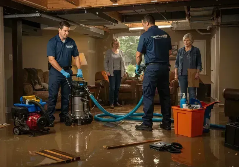 Basement Water Extraction and Removal Techniques process in Arnett, OK